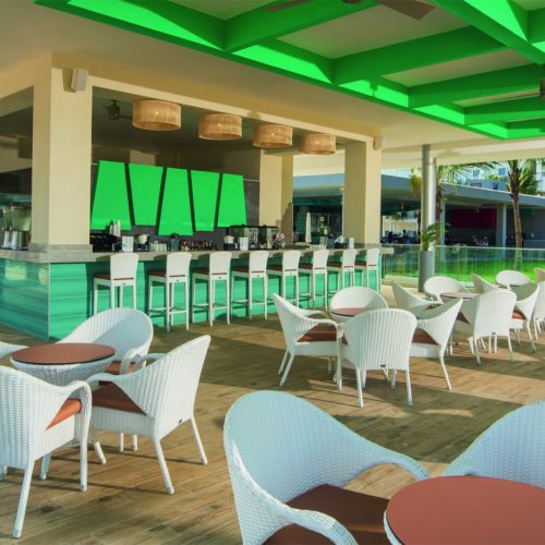 Poolside bar w/ swim-up bar